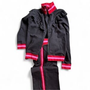 JOIE Tracksuit with red and pink trim